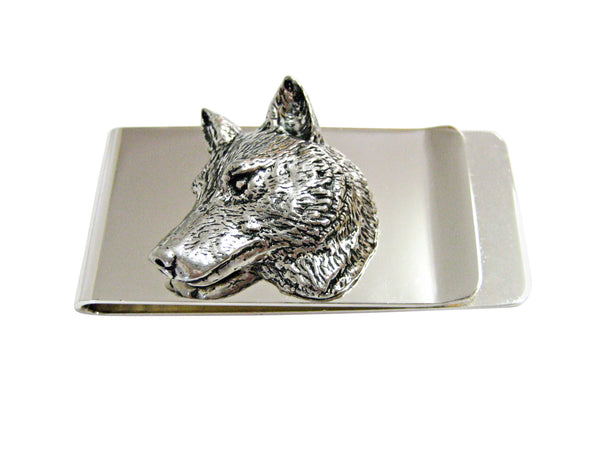 Wolf Head Money Clip