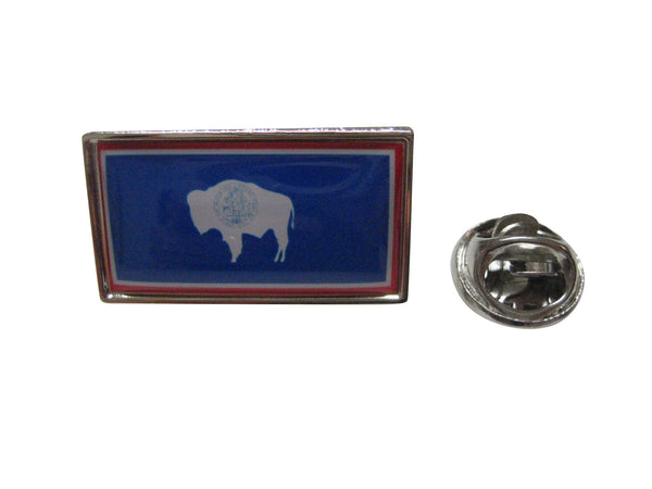 Wyoming Flag Design Lapel Pin