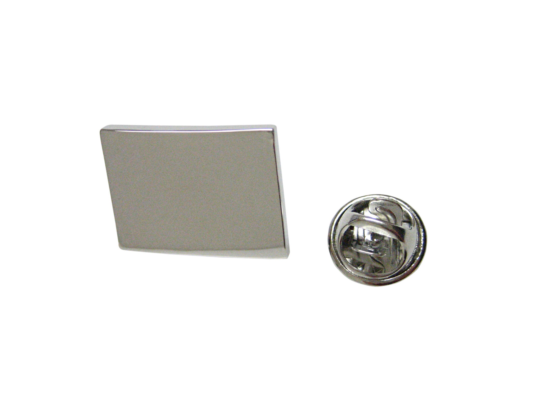 Wyoming State Map Shape Lapel Pin