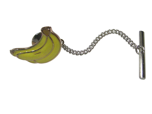 Yellow Bunch Of Banana Fruits Tie Tack