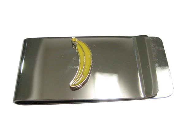 Yellow Toned Flat Banana Fruit Money Clip