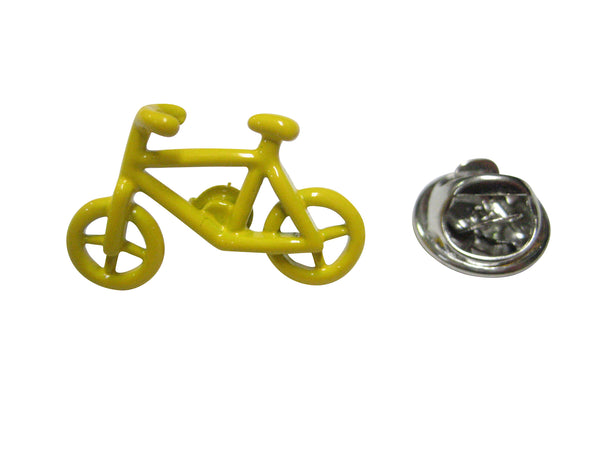 Yellow Bicycle Lapel Pin