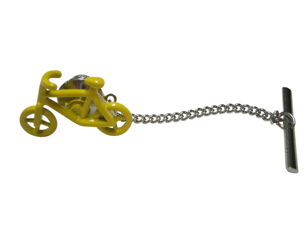 Yellow Bicycle Tie Tack