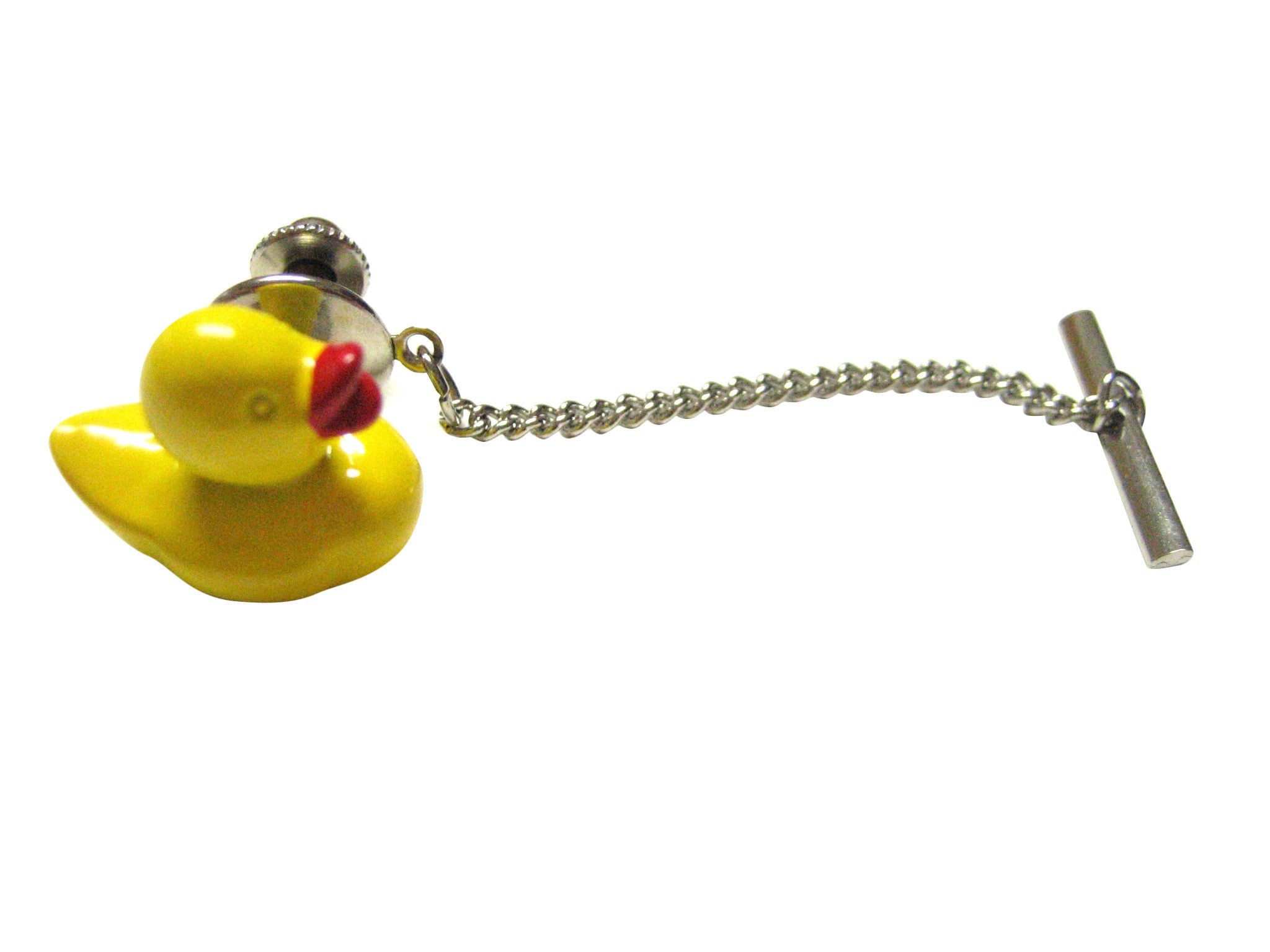 Yellow Rubber Ducky Tie Tack