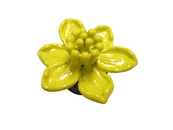 Yellow Toned Welsh Daffodil Flower Magnet