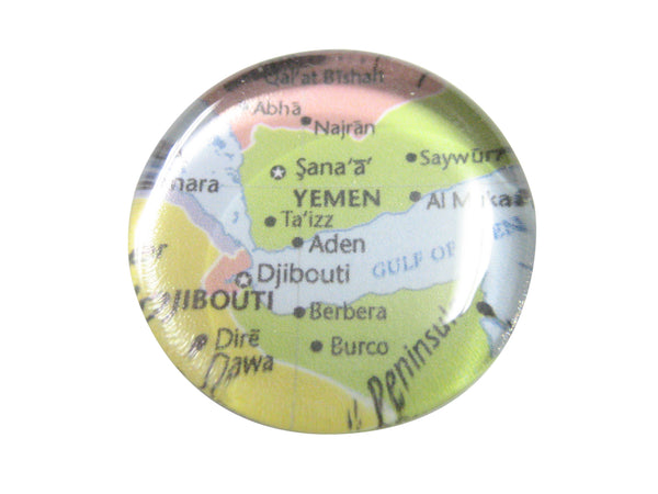 Yemen V1 Map Pendant Magnet