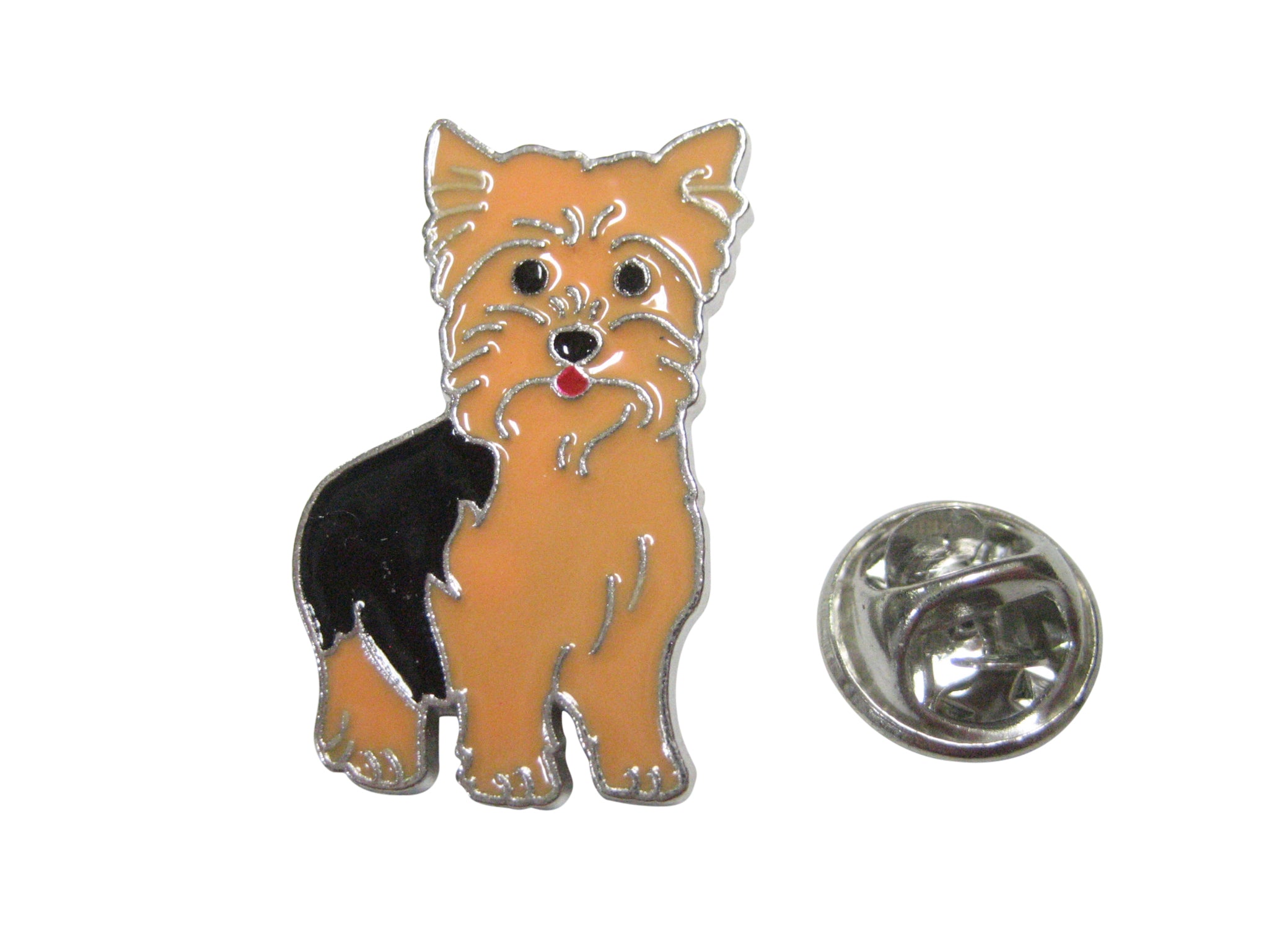 Yorkshire Terrier Yorkie Dog Lapel Pin - Main Image
