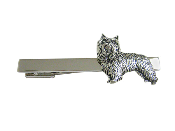 Yorkshire Terrier Dog Square Tie Clip