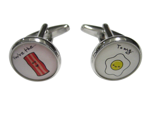 Youre The Bacon to My Eggs Cufflinks