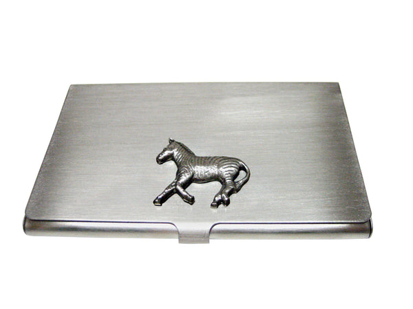 Zebra Business Card Holder