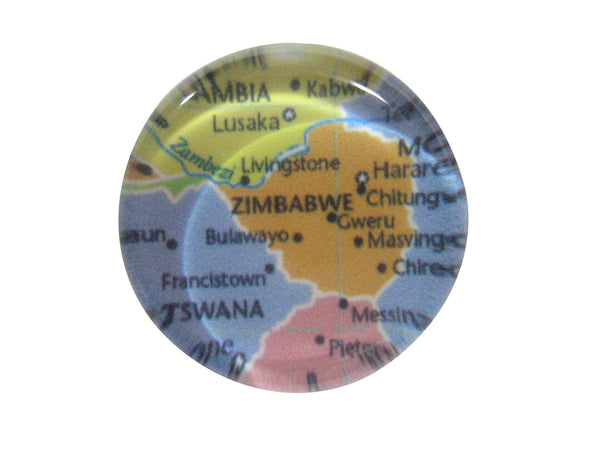 Zimbabwe Map Pendant Magnet