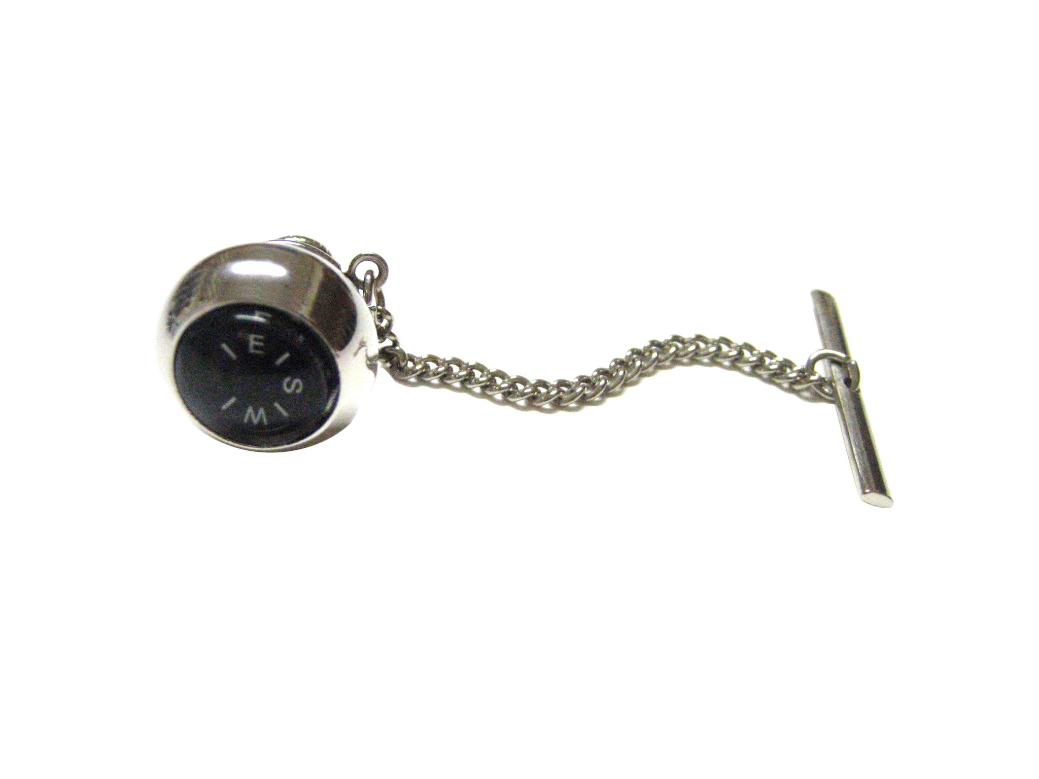 Rounded Compass Tie Tack